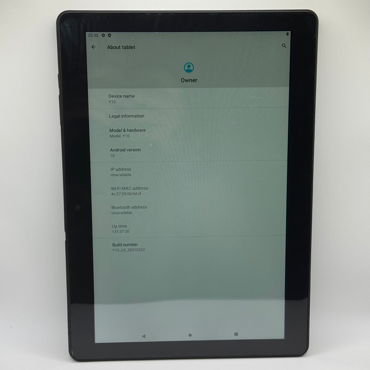 WiFi Only qunyiCO Tablet 32GB Y10