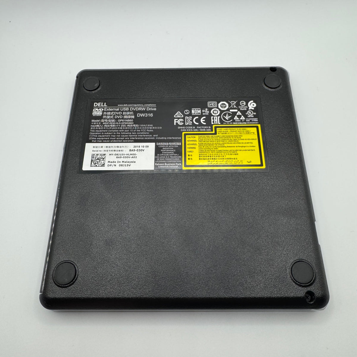Dell DW316 External USB DVDRW Drive