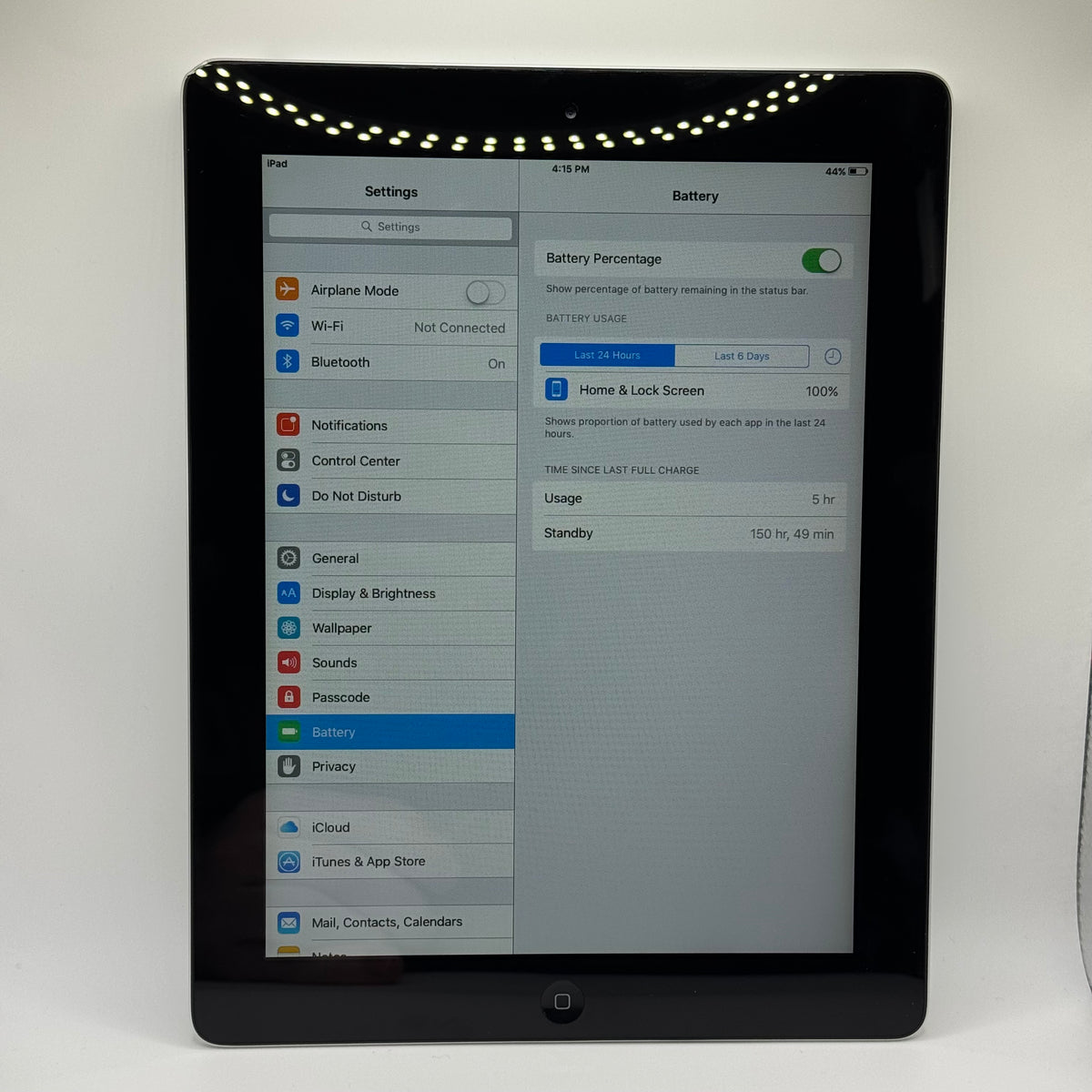 WiFi Only Apple iPad 2 32GB Space Gray FC770LL/A