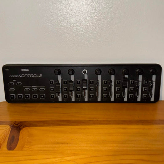 Korg nanoKONTROL2 nanoKNTRL2 Slim-Line USB MIDI Controller Black