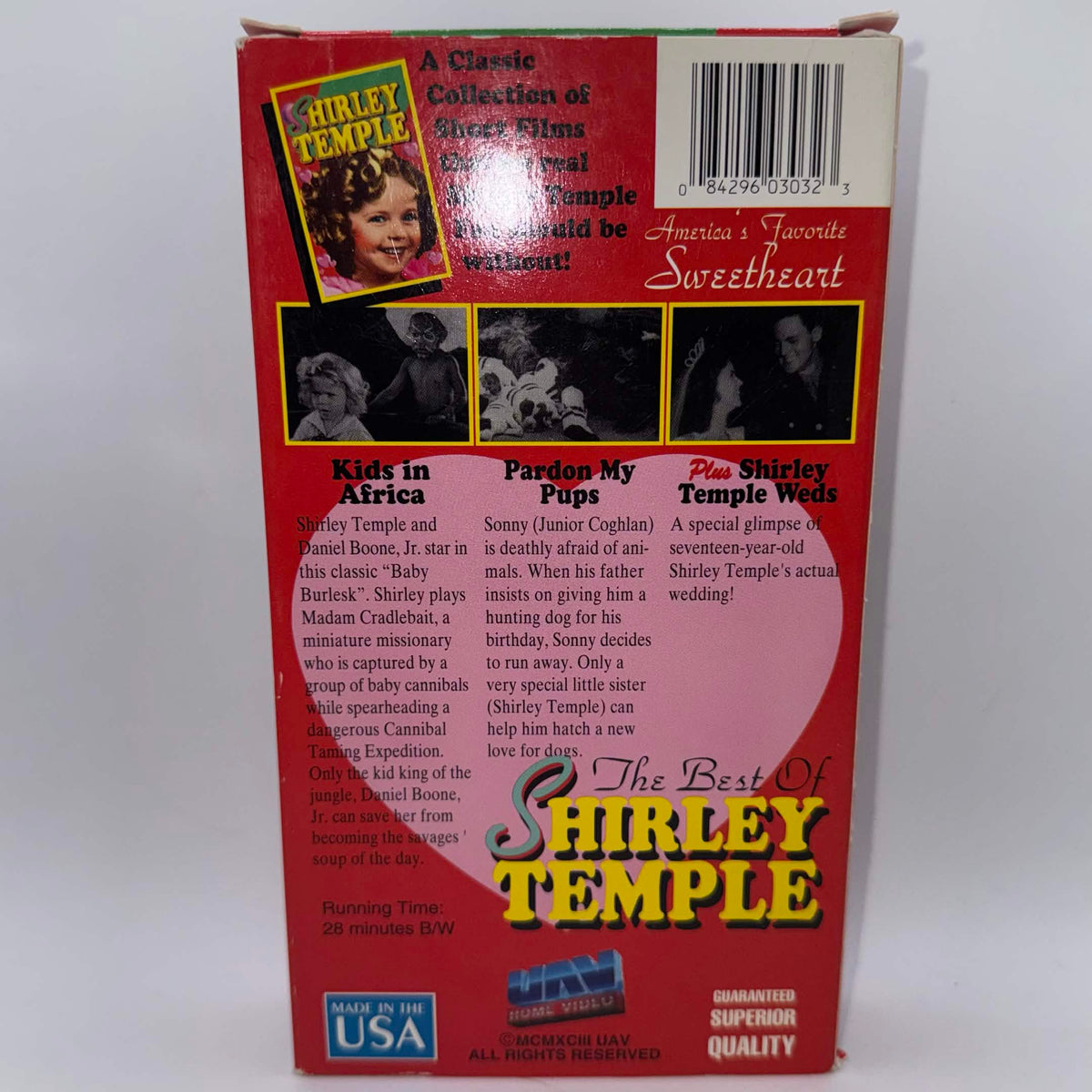 The Best of Shirley Temple VHS